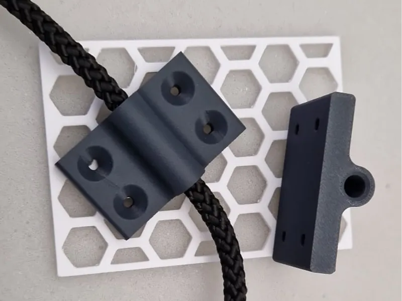 Holder for foot hammock