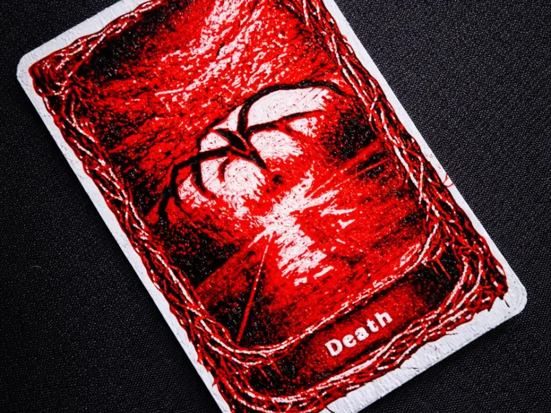 Stranger Things Tarot - The Mind Flayer, death