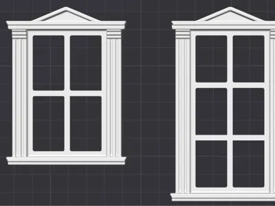 Dollhouse Windows