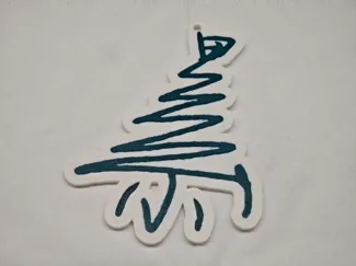 Christmas Tree Keychain, Chinese Character ‘累'