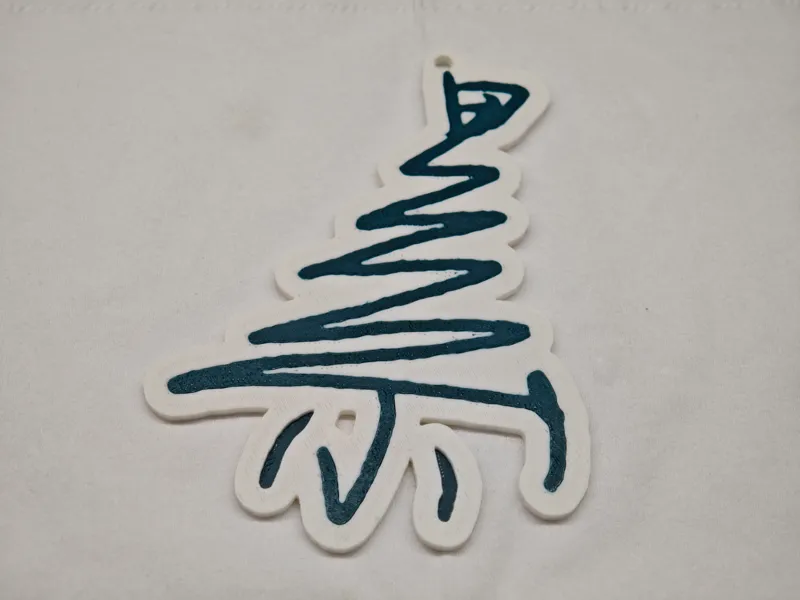 Christmas Tree Keychain, Chinese Character ‘累'