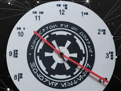 Star Wars Imperial Clock