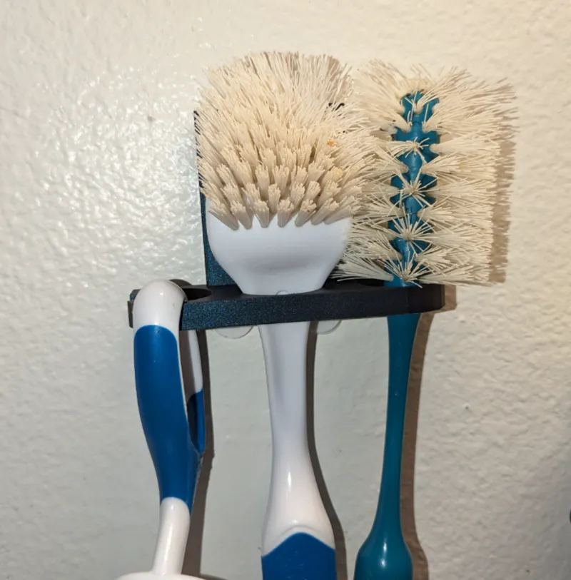 Kitchen Brush Holder wall