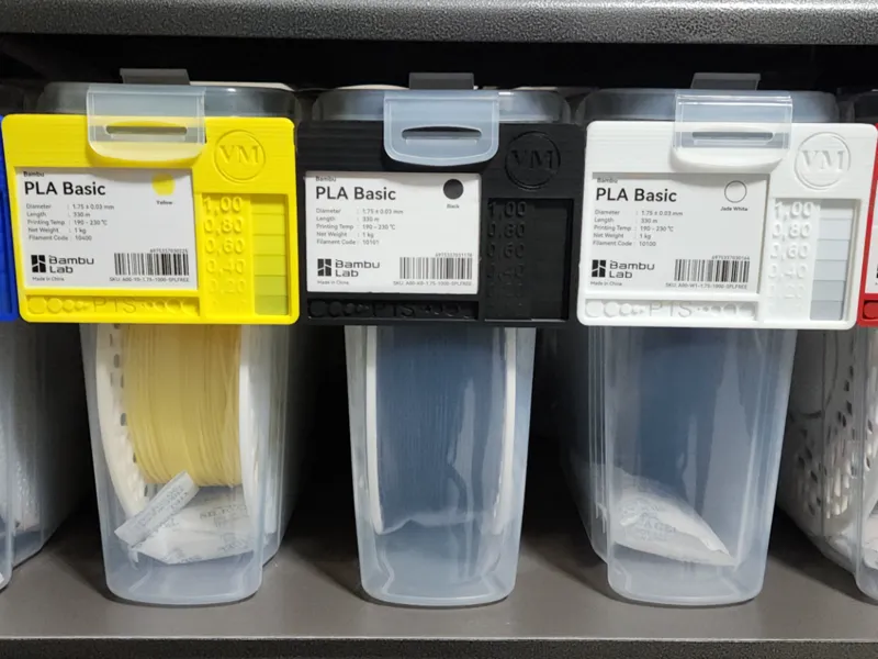 Kichly Cereal Container Filament Name with Swatch