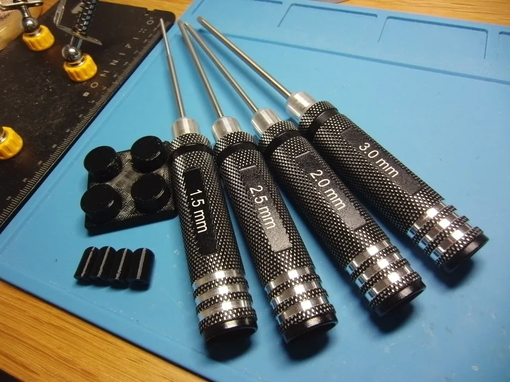 Stand Holder & Cap for Hex Wrench Drivers - Free 3D Print Model ...
