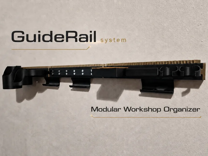 Modular Workshop Organizer - GuideRail System