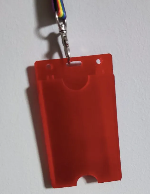 Single card TPU lanyard wallet