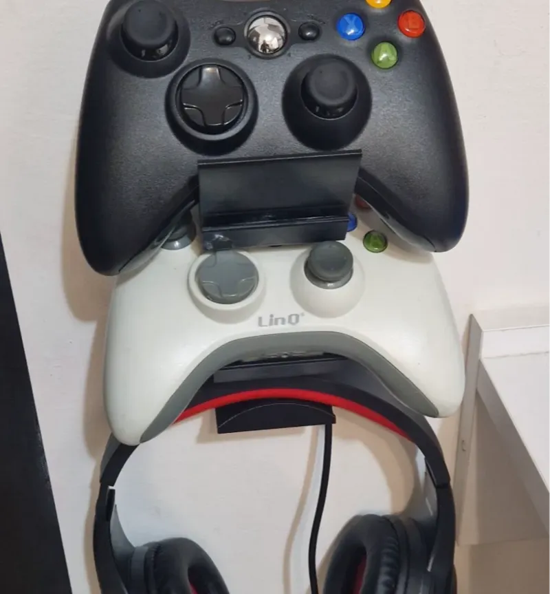 staffa per 2 controller piu cuffie