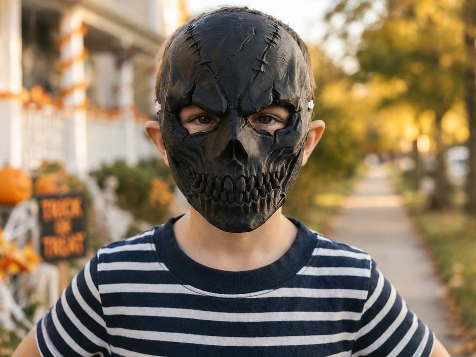Maschera Teschio Halloween - 1