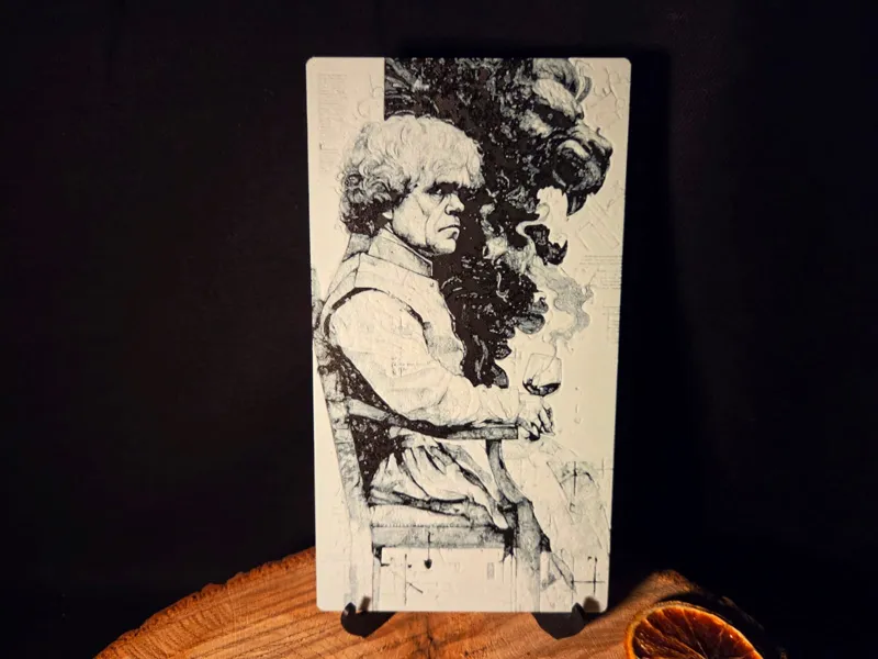 Tyrion Lannister - GOT inspired hueforge 110x200mm