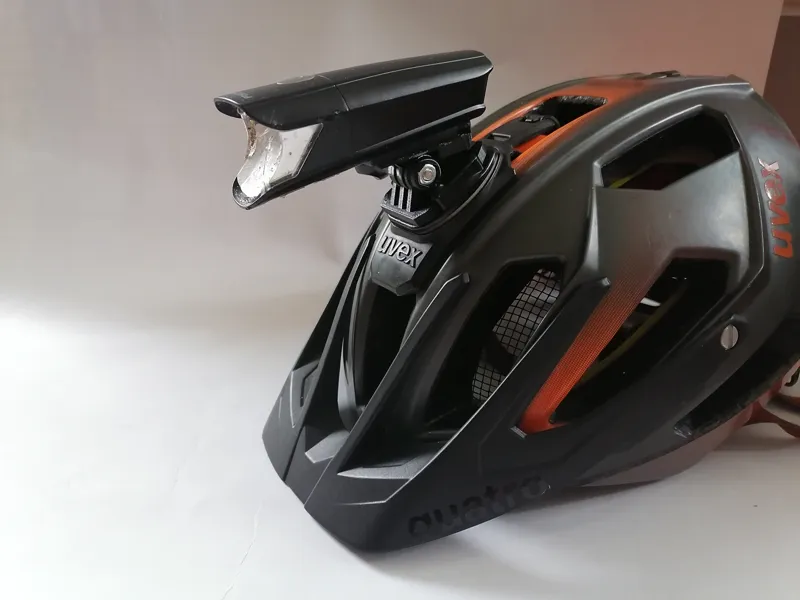 Fahrrad Helm Lampenhalterung Fischer