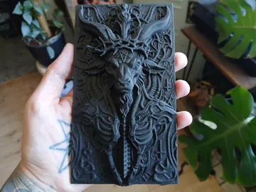 Modelo para impresión 3D: Baphomet — vista de referencia 5