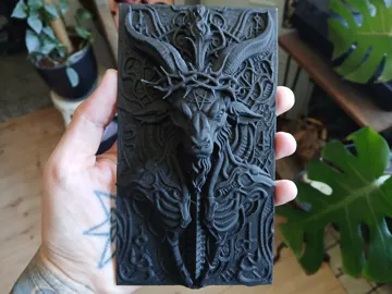 Modelo para impresión 3D: Baphomet — vista de referencia 4