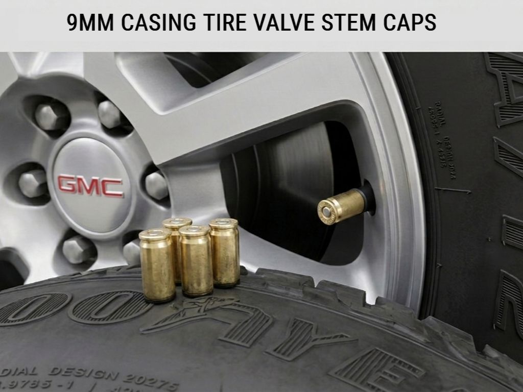 9mm Shell Casing Tire Valve Stem Caps