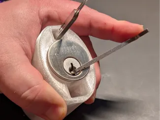 Tapered Mortise Lock Holder / Grip