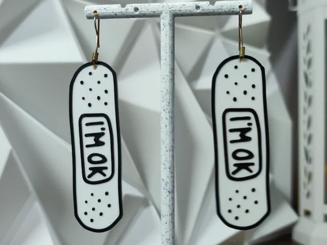 Aretes Curitas de Amor Propio