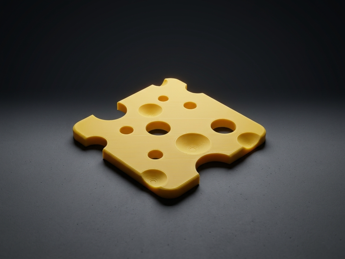 Cheese slice coaster