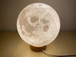 简约经济型月球灯