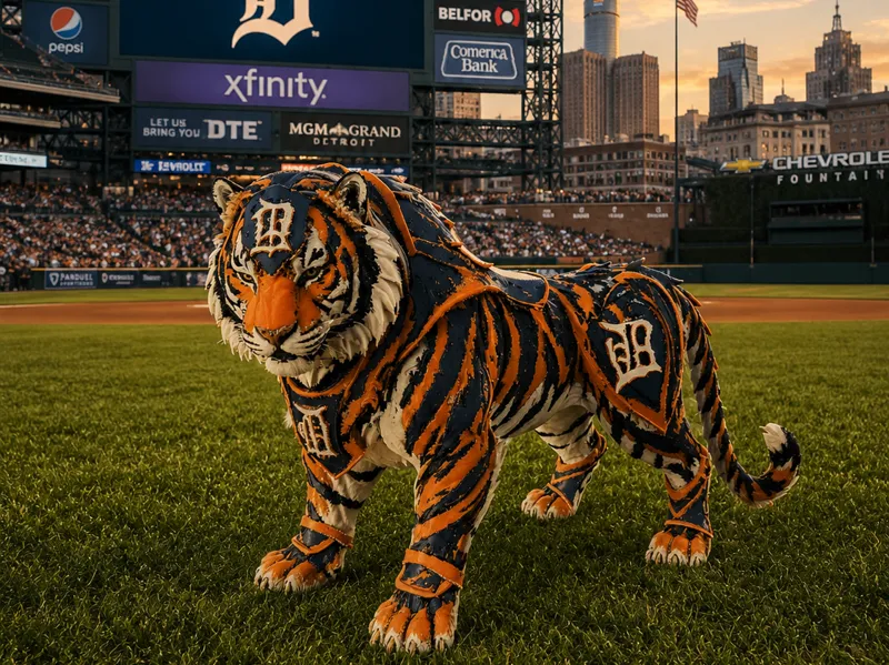 MLB - Detroit Tigers sculpt 
