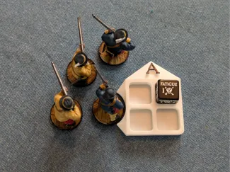 Blood and Plunder Status 4 Dice Holder