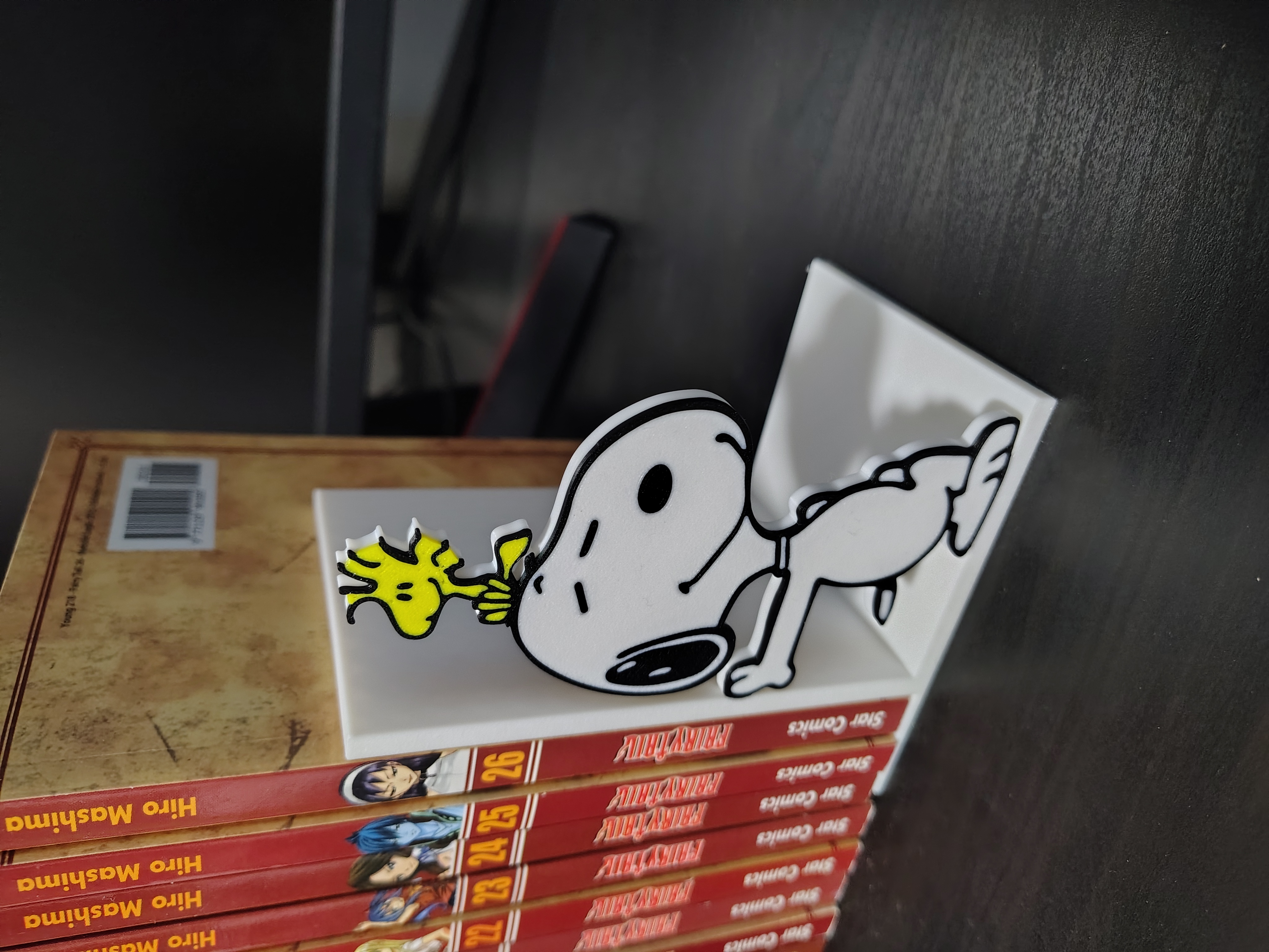 Snoopy and Woodstock bookend - Free 3D Print Model - MakerWorld
