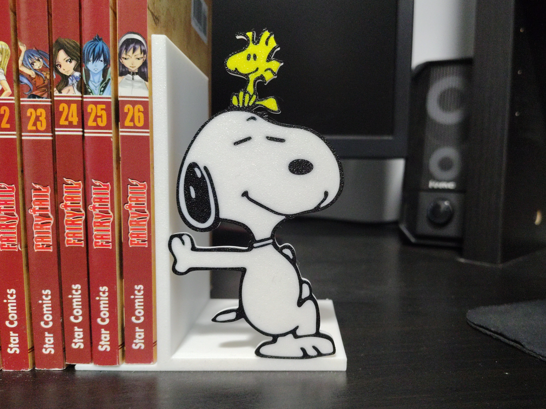 Snoopy and Woodstock bookend
