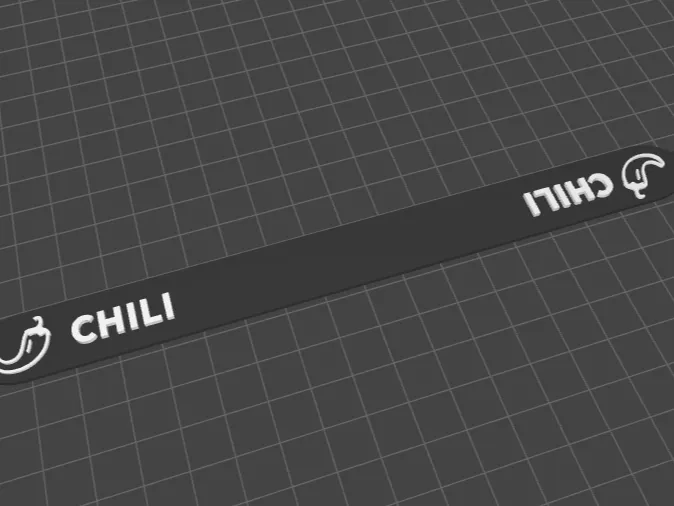 Garden plant marker CHILI