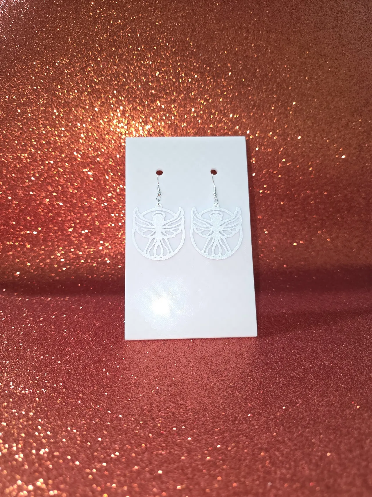 Christmas Angel earrings view 2