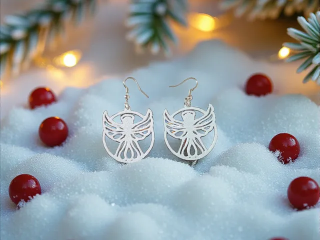 Christmas Angel earrings