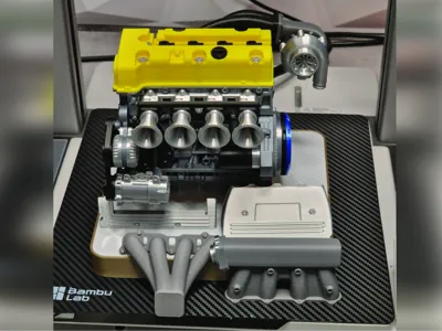 Tribute to the legendary K20A engine (1/5 scale)