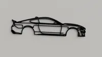 Déco murale 2D Ford Mustang Shelby GT500 — photo 4