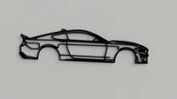 Déco murale 2D Ford Mustang Shelby GT500 — photo 2