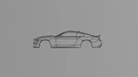 Déco murale 2D Ford Mustang Shelby GT500 — photo 1