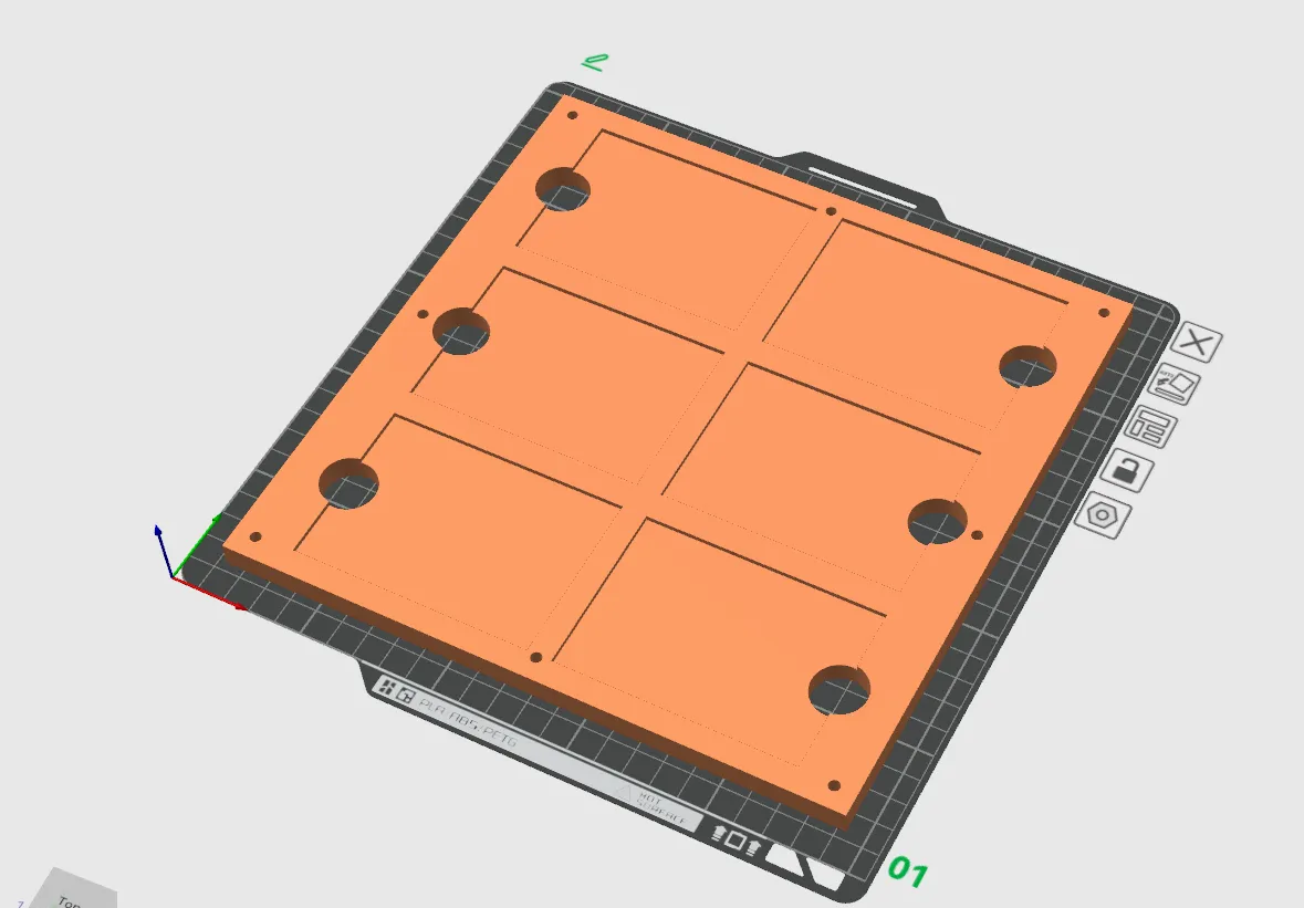 Business Card Jig for xTool F2 Ultra view 2