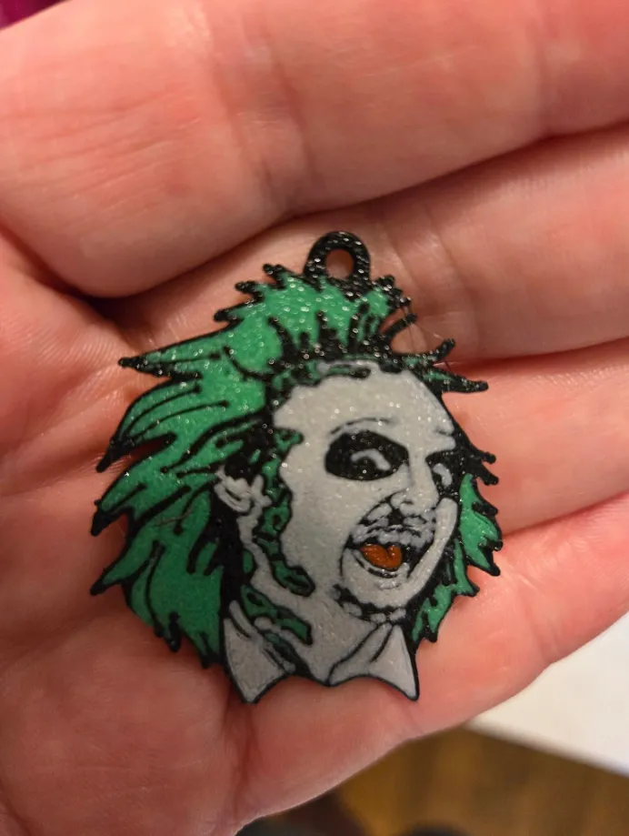 Beetlejuice earrings view 2