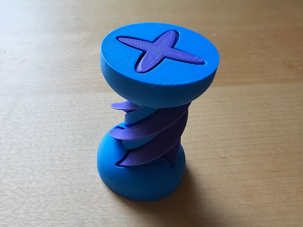 impossible passthrough illusion - hourglass vortex by ajlprint - MakerWorld
