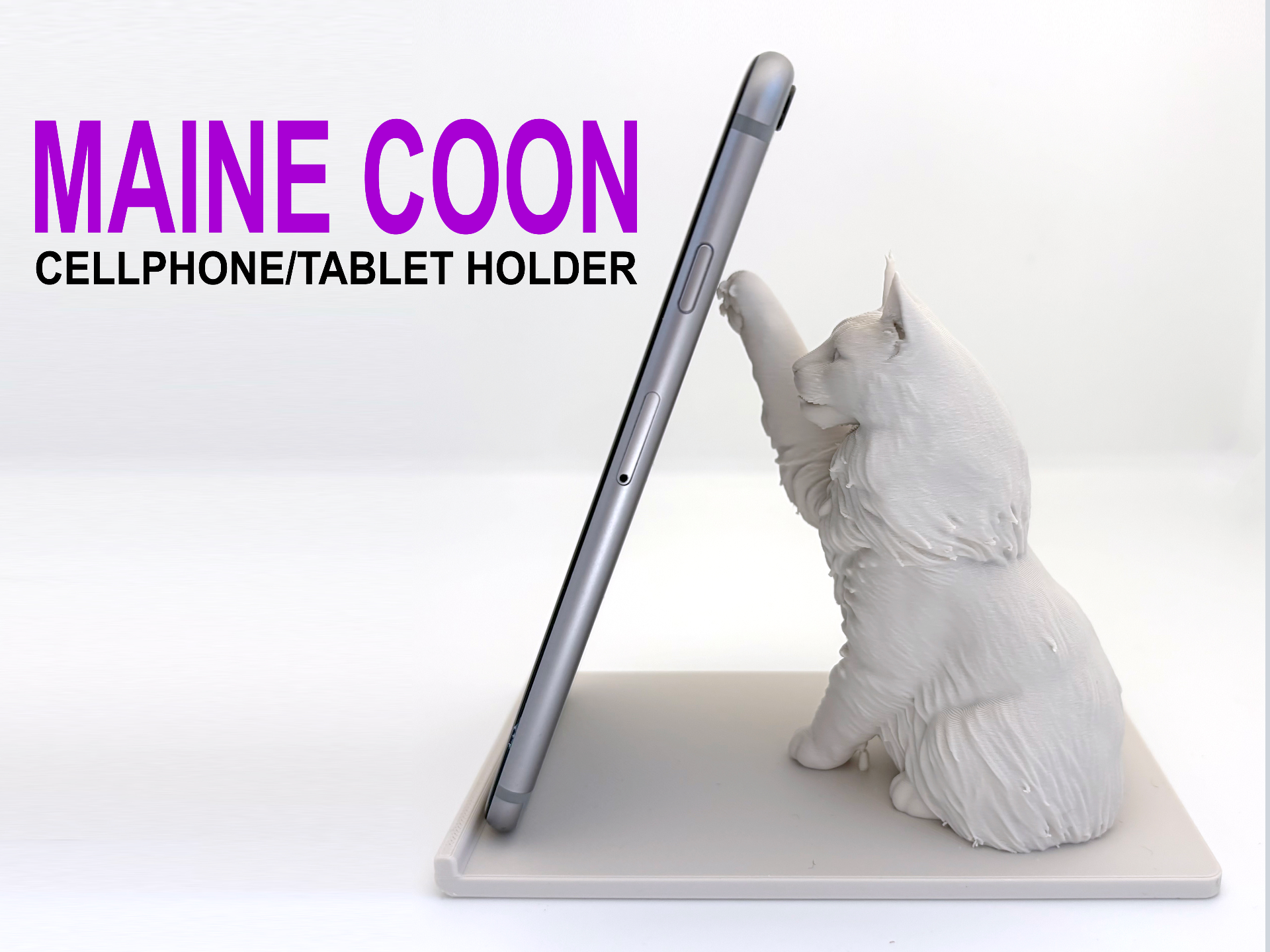 Maine Coon Cat Cellphone/Tablet Holder