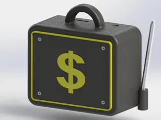 Ziel-Spardose, piggy bank, Geschenk, gift, present