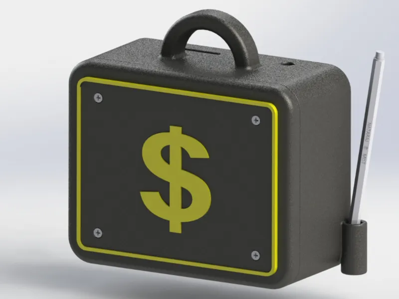 Ziel-Spardose, piggy bank, Geschenk, gift, present