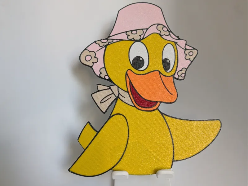 Schnatterinchen 2D Wandbild