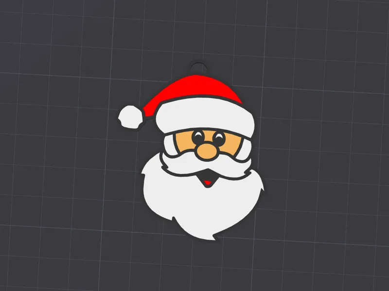 Keychain SANTA CHRISTMAS