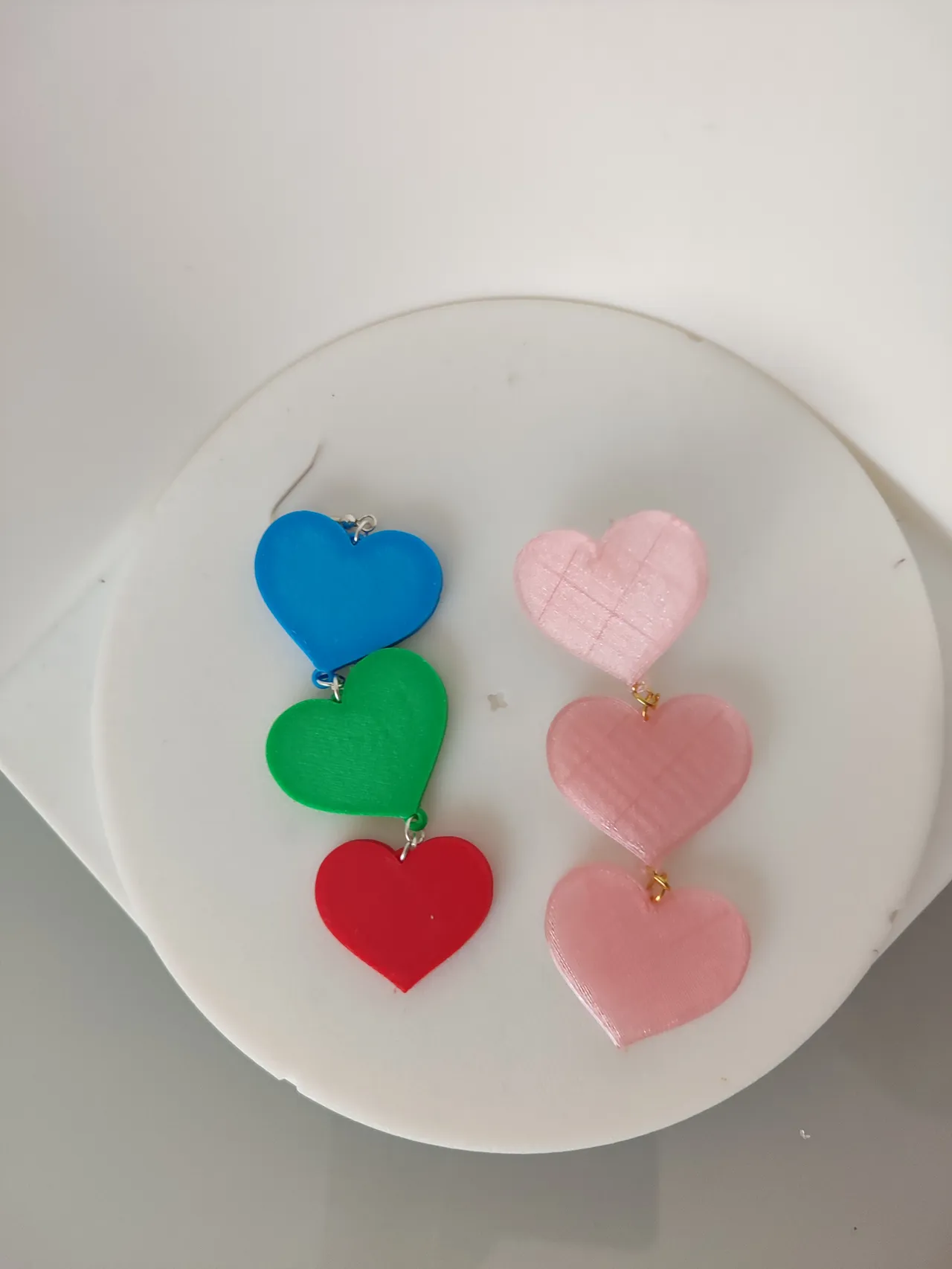 Pendientes de corazones view 3