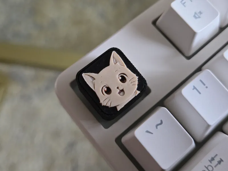 Cute Kitten Keycap Cherry MX - AMS + No AMS