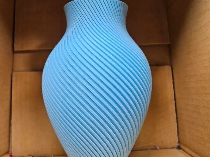 spiral pattern vase