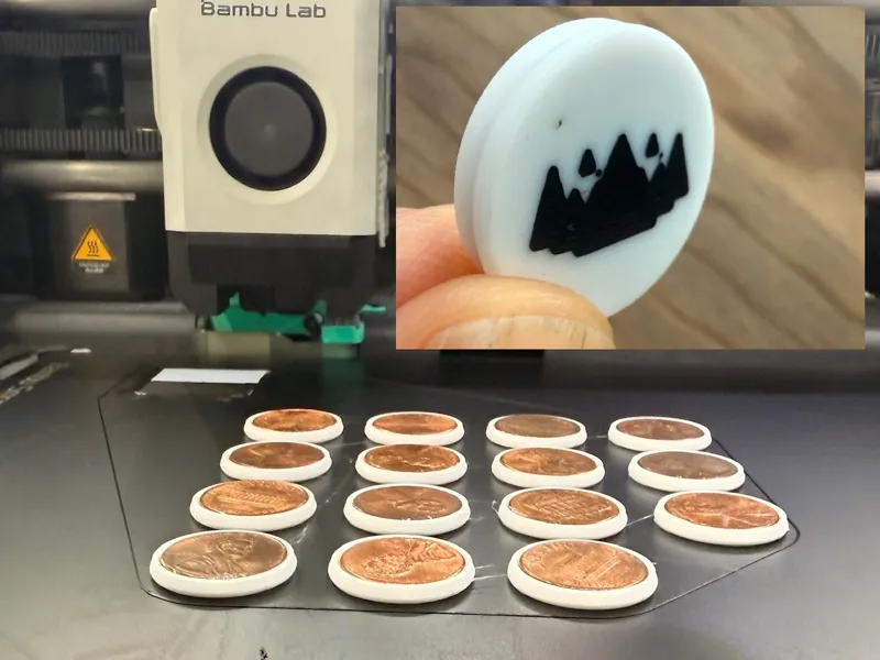 Backgammon Checkers - Lux Kit (Pennies inside)