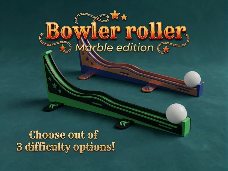 Bowler roller - marble edition