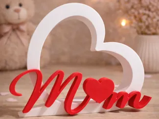 Mum Heart Stand – 3D Printed Mother’s Day Gift