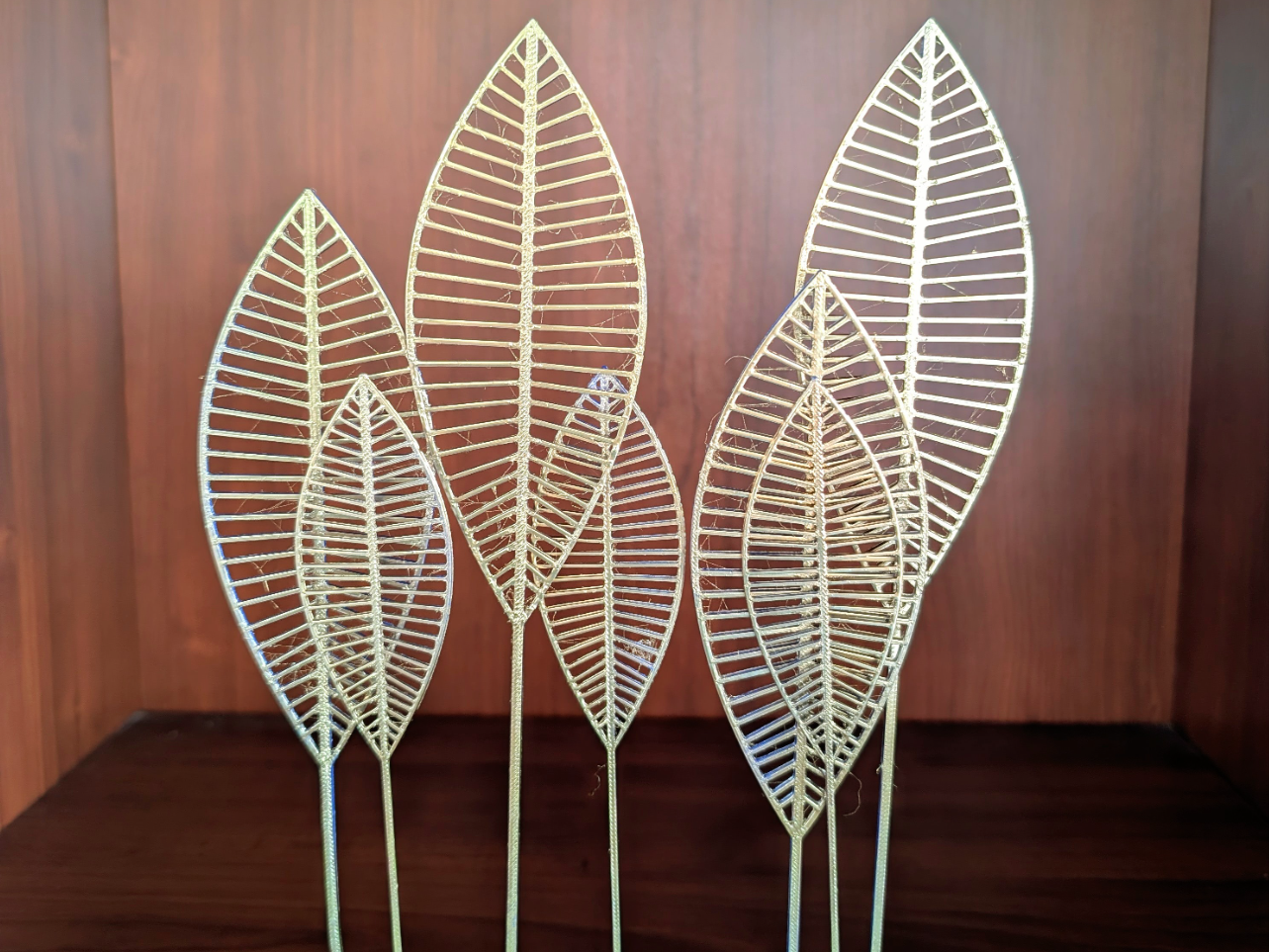 Abstract Leaf Sculpture