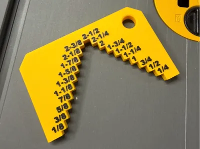 Stepped Height Gauge | 1/8" Woodworking Tool