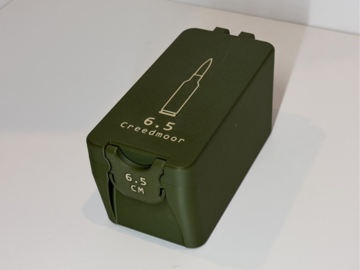 Ammo Box - 6.5 Creedmoor - 50 Rounds